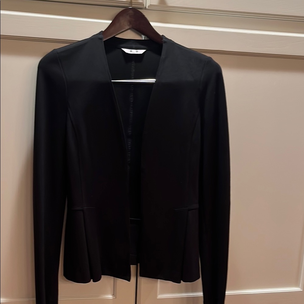 Three Dots Black Slim Fit Blazer